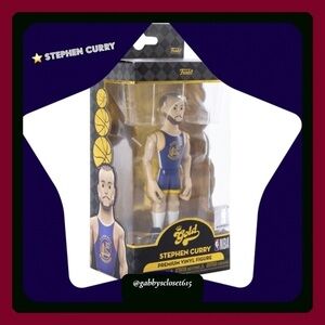 💋 New Funko Gold NBA Premium Vinyl Figure 5”T Stephen Curry